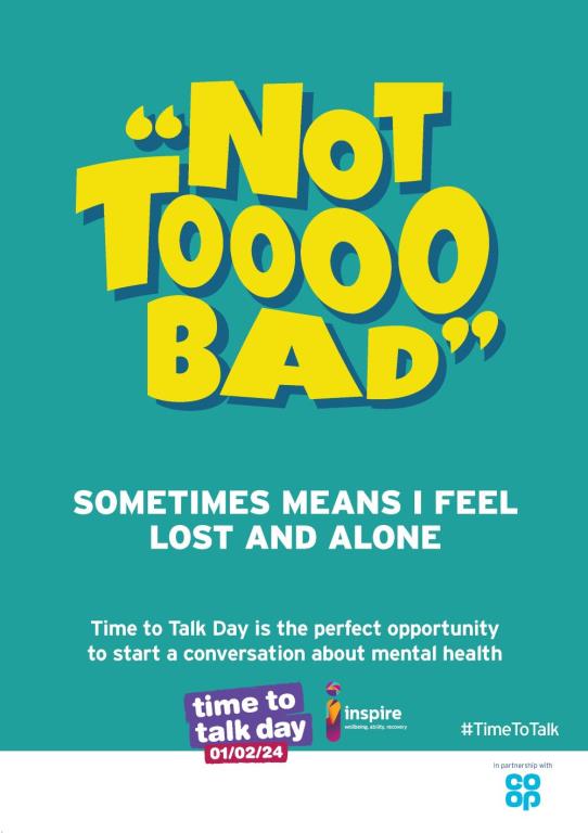 Time to Talk Day (1st February 2024)