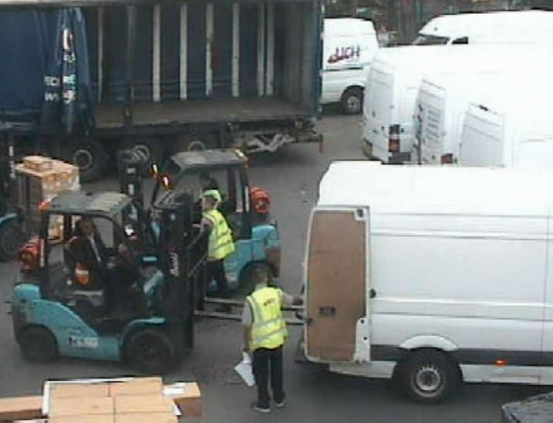 Segregate vehicles and people