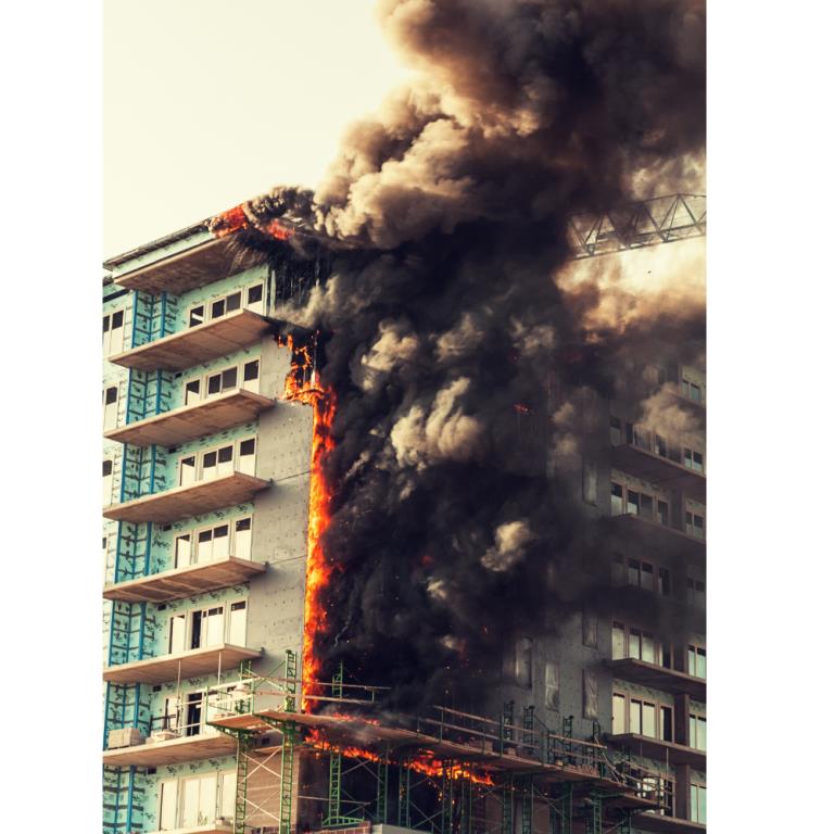 New guidance on managing fire safety on construction sites.