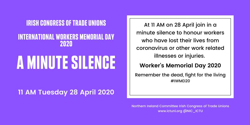 International Workers Memorial Day (28th April) 