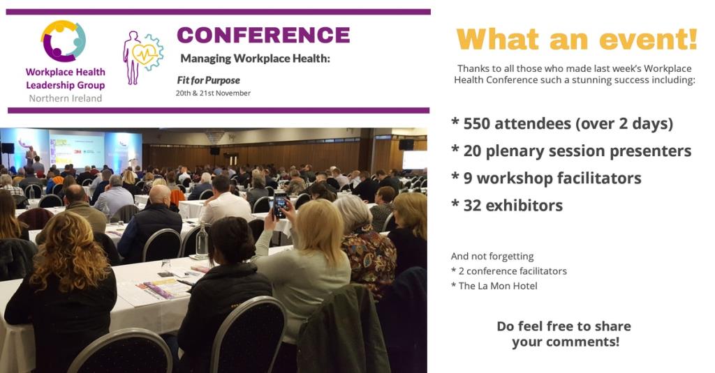 Workplace Health Conference a huge success.